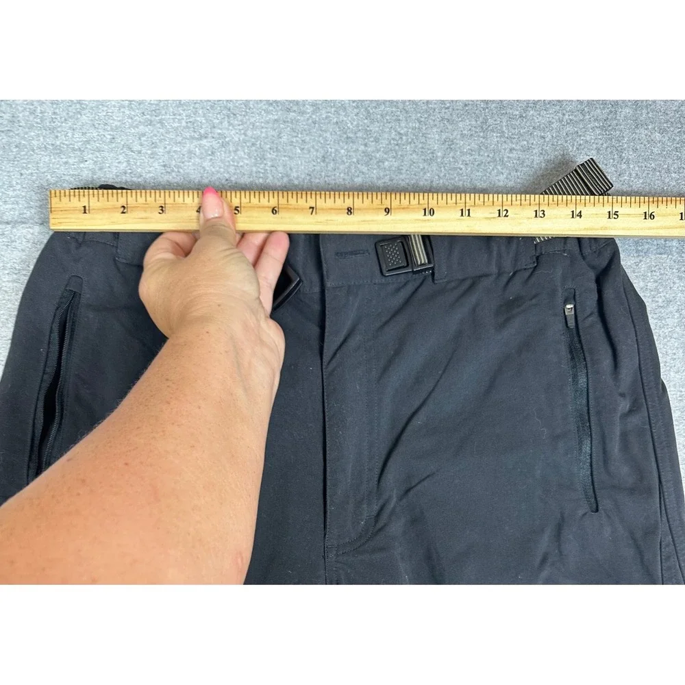 RailRiders X-Treme Adventure Pants Mens S Black Belted Technical Nylon Outdoor